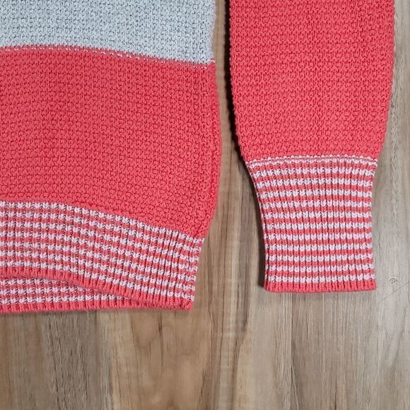 🔹️Victoria's Secret Coral Heavyweight Knit Cropped Sweater Large - Picture 5 of 9